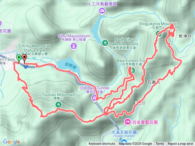 桃園大溪 ~ 牛角湳山-頭寮山-石龜坑山-百吉林蔭步道預覽圖