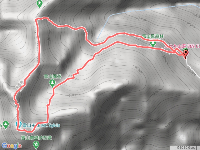 369-雪山-北稜角-凱蘭特崑-水管路-369