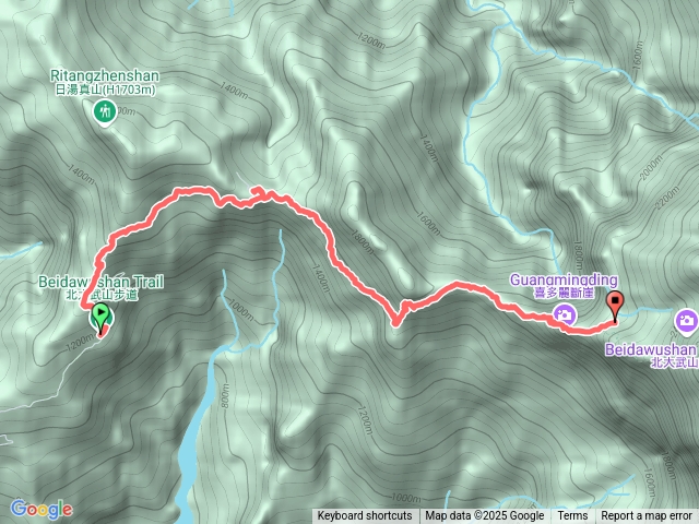 2024.01.24 北大武山 D1：新登山口→檜谷山莊預覽圖