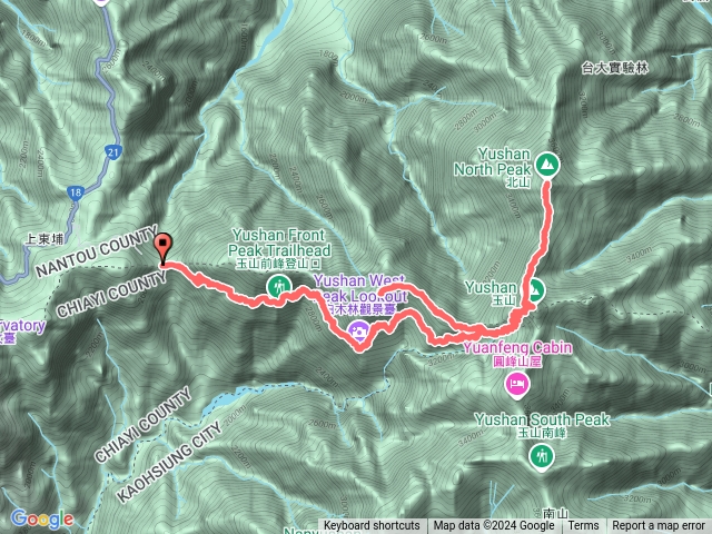 一日玉山北峰、主峰、西峰預覽圖