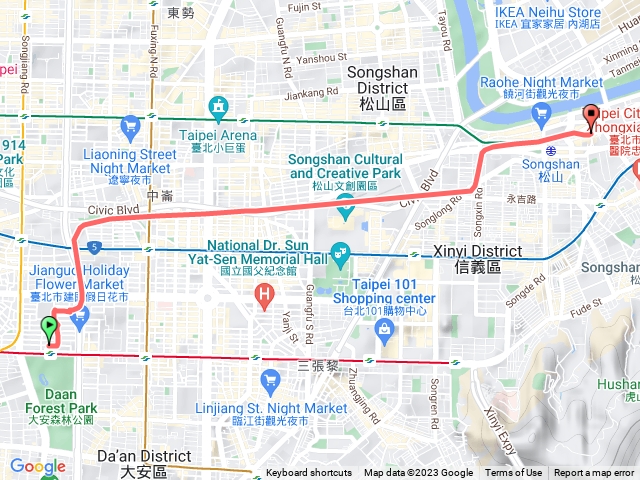 大安，松山