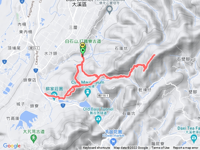 白石山，打鐵寮