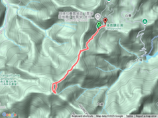 大窩山來回預覽圖