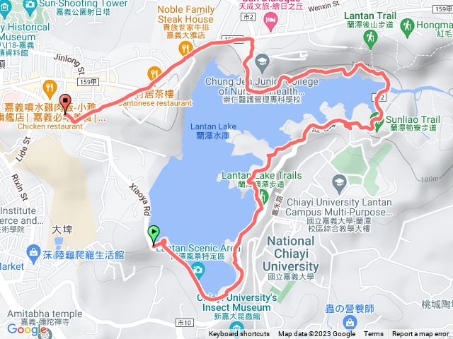 112．12．25嘉義蘭潭環潭步道