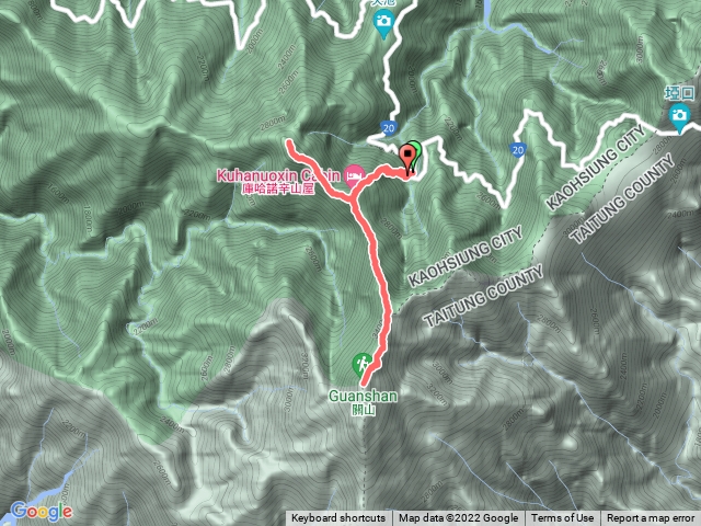 進涇橋上庫哈諾辛山、關山