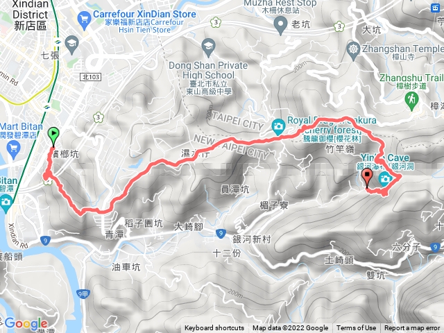 小獅山（檳榔路登山口）大香山至銀河洞連走