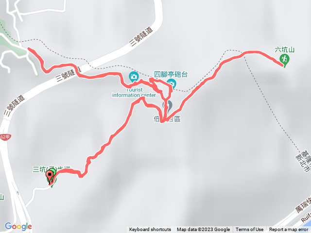 四腳亭炮台 六坑山 天外天 健行