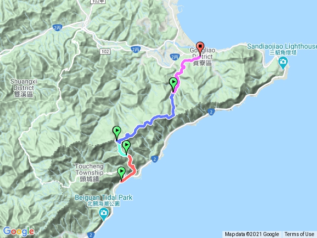2021-02-21 大溪火車站-桃源谷-草嶺古道-福隆火車站