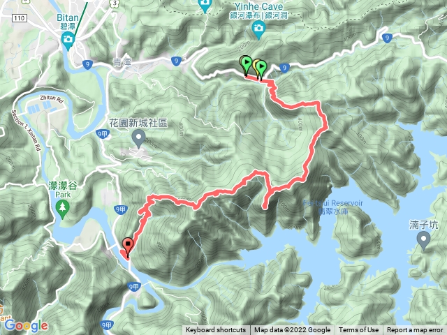 直潭山列大縱走