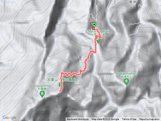 小百岳集起來加里山登山步道202307061446