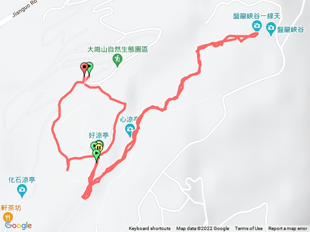 大崗山盤龍峽谷
