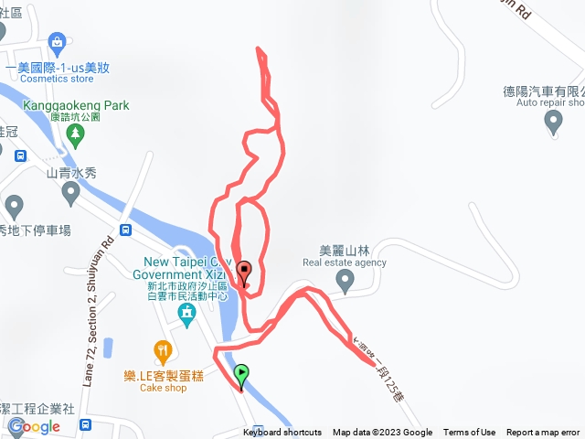 汐止火車站／康誥坑山20230620