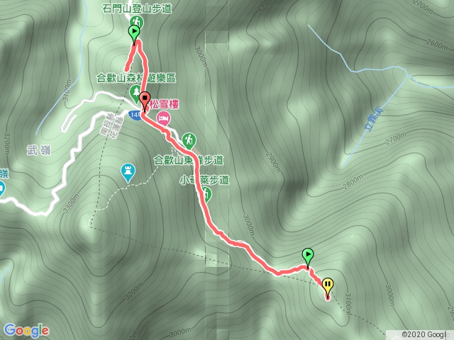 合歡尖山、小奇萊步道