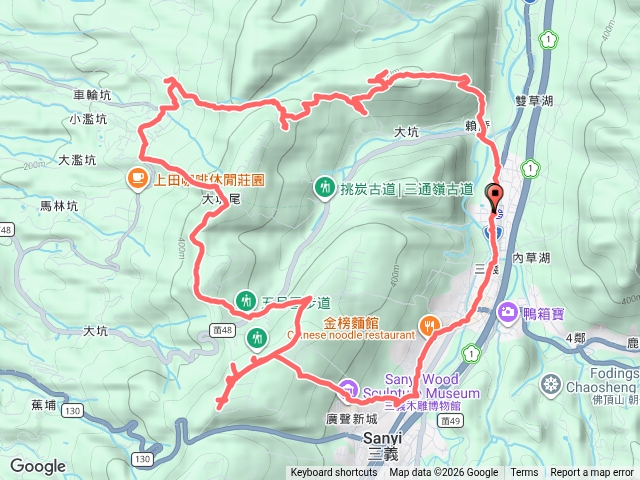 三義 竹圍山、三通嶺、慈濟茶園O繞預覽圖