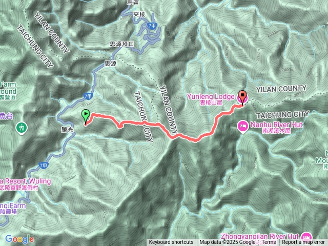 南湖群峰Day1勝光登山口-新雲稜山屋