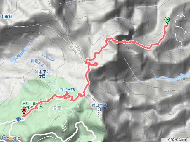 神阿縱走出阿里山