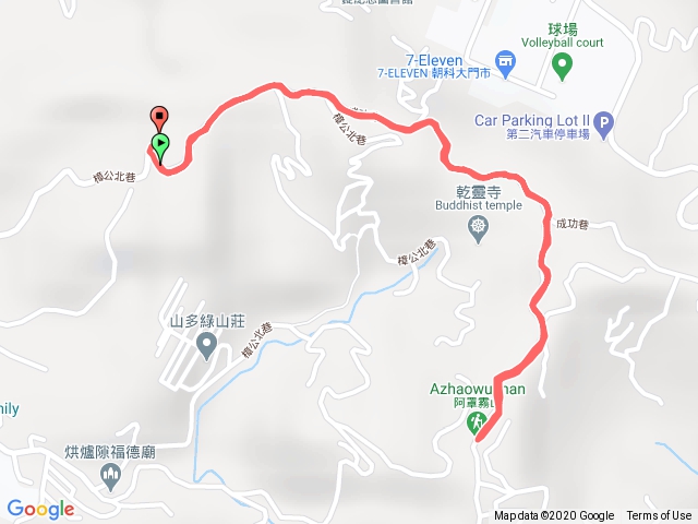 20201206阿罩霧山~樟公廟(登山口)