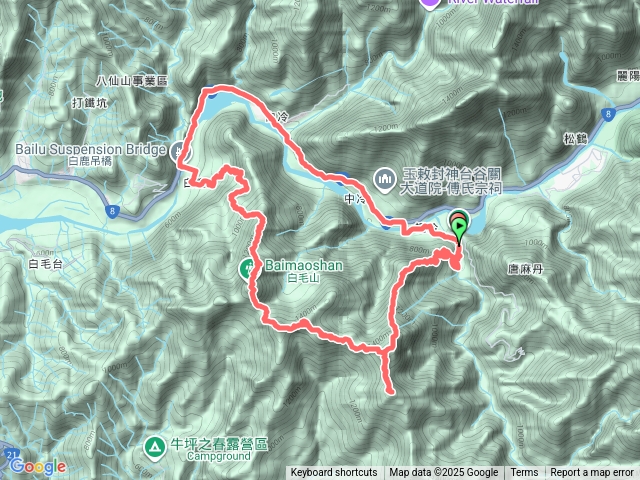 阿白縱走環形預覽圖