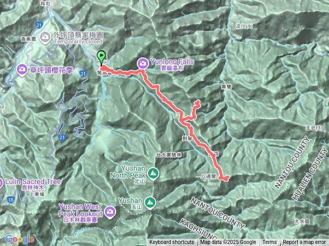 龍貓公車／觀高山屋／八通關山／八通關山西峰