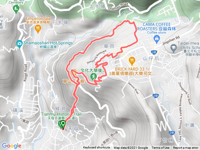 天母古道+文化大學