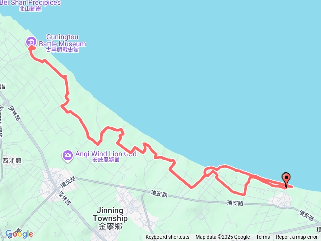 后沙→古寧頭戰史館