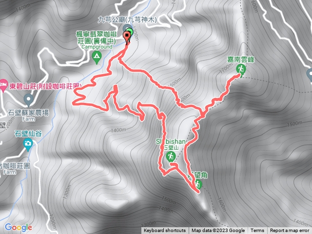 石壁山.嘉南雲峰O型縱走