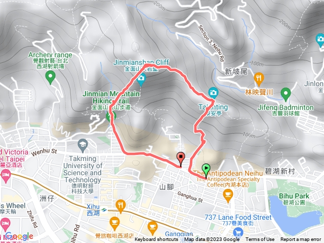 金面山剪刀石步道