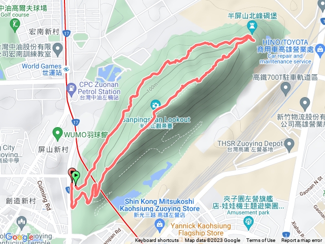 20230319 高雄市左營區半屏山步道健行