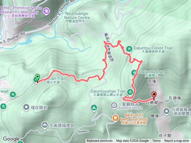 翠山步道大崙頭山預覽圖