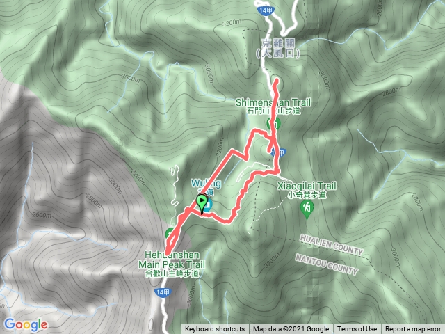合歡山、尖山、石門縱走