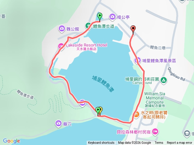 鯉魚潭環湖步道