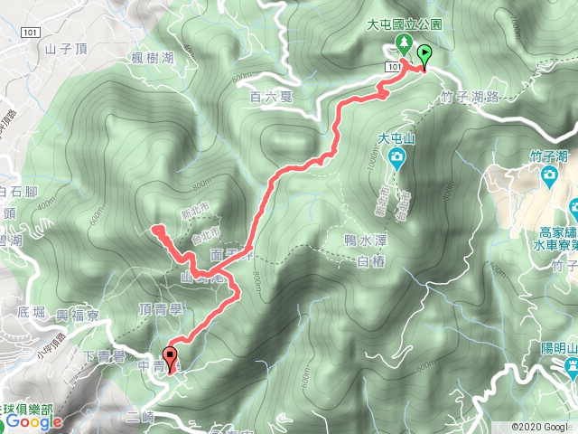 二子坪-向天池-清天宮