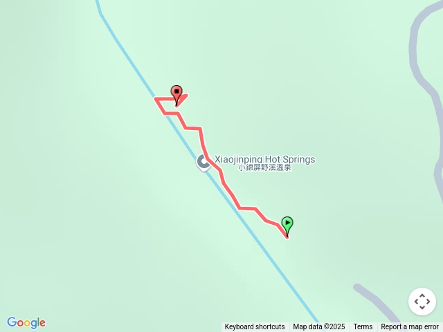 小錦屏野溪溫泉（停車場至溫泉）