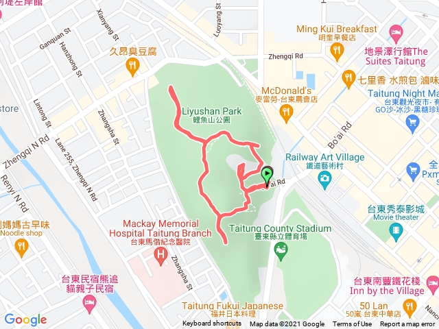 鯉魚山公園步道