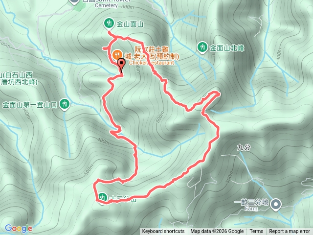 金山面山》金面山〉十三份山預覽圖