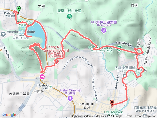 內湖大湖公園／白鷺絲山／康樂山／東湖樂活公園20241203