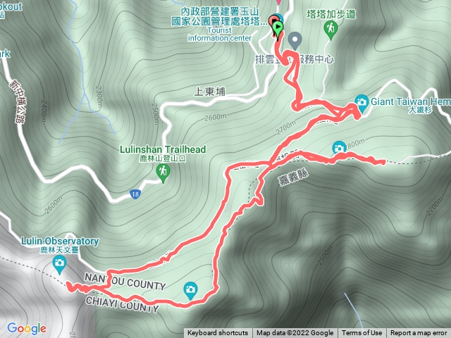 東埔鹿林前山鹿林山麟趾山