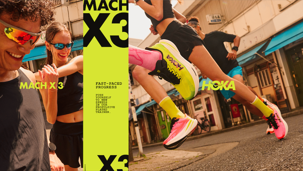 【品牌動態】備戰賽季 HOKA Mach X 3 推進板訓練鞋上市 從訓練到賽道的加速利器