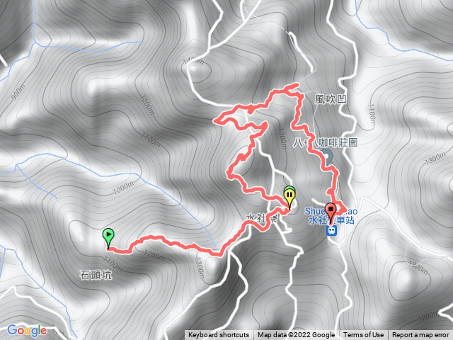 水水古道 四天皇山 水社寮