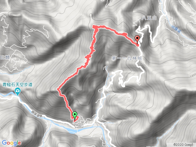 那羅山連走煤源山、走凌空廊道
