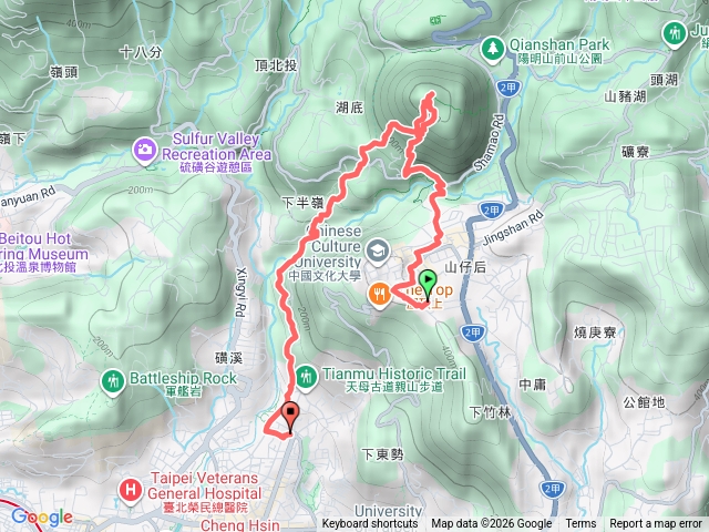 花卉中心-紗帽山-天母圓環Ｕ形預覽圖