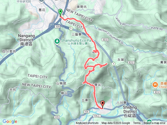 土庫岳順走四座山頭預覽圖