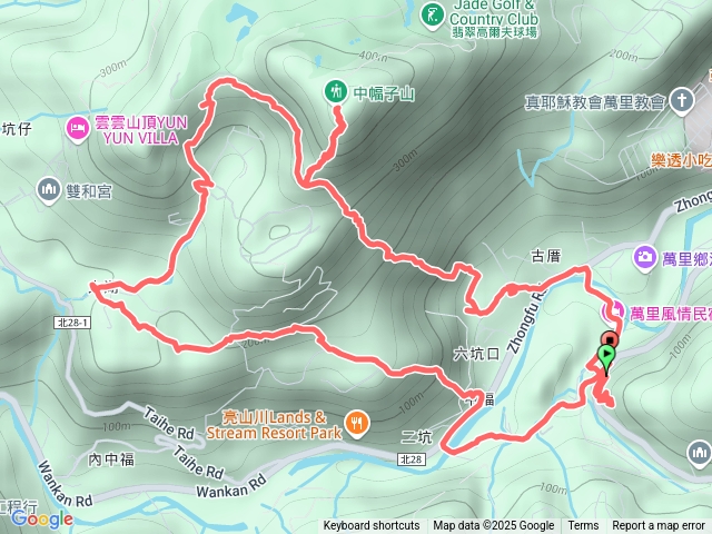 2025-07-17萬里磚廠站磚廠六坑礦坑山丁火巧山大湖越嶺保甲路古道回磚廠站