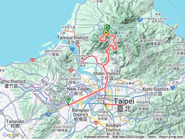 台北第二縱走大屯山