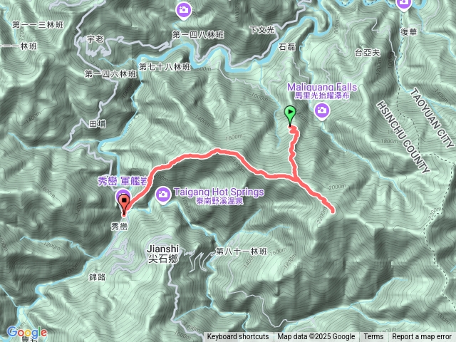 2025 02 10 守村農場~虎禮山~芝生毛台山~芝生毛台山西峰~軍艦岩