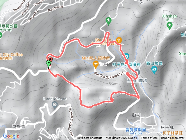 火燒坪山金面山如意湖