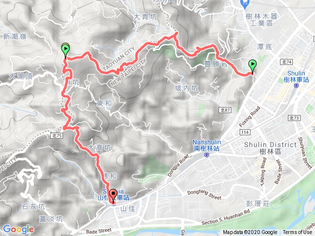 樹林-大同山-大棟山-山佳