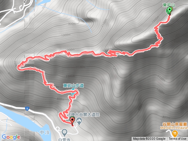 谷關七雄 東卯山
