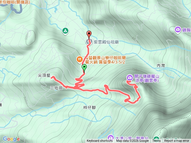 台南關子嶺雞籠山