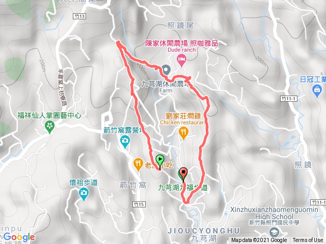 新埔九芎湖（九福、觀南、霽月）步道